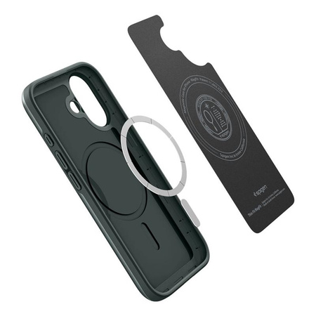 ETUI DO IPHONE 17 do MAGSAFE SPIGEN THIN FIT ORYGINALNE ZIELONE