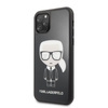Karl Lagerfeld Double Layer Glitter Iconic - iPhone 11 Pro Tasche (schwarz)