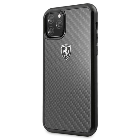Ferrari Real Carbon Heritage - Coque pour iPhone 11 Pro (noir)
