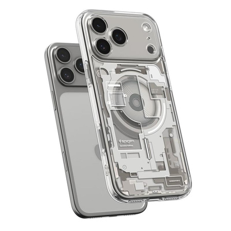 ETUI DO IPHONE 17 PRO do MAGSAFE SPIGEN ULTRA HYBRID ORYGINALNE BEZBARWNE