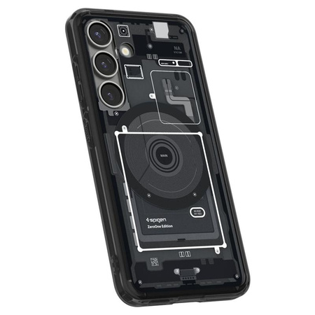 Spigen Ultra Hybrid MagSafe - étui pour Samsung Galaxy S25 (Zero One Black)
