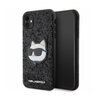 Karl Lagerfeld NFT Glitter Choupette Patch - iPhone 11 tok (fekete)