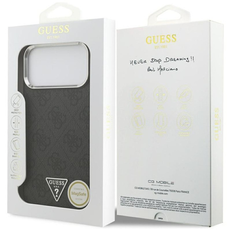 Guess 4G Triangle Logo MagSafe - Hülle iPhone 17 Pro Max (schwarz)