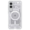 Spigen Ultra Hybrid Mag MagSafe - Case for Samsung Galaxy S25 Edge (Zero One White)