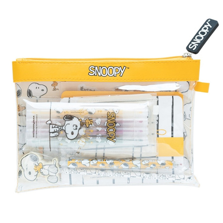 Snoopy - 15-piece school supplies set