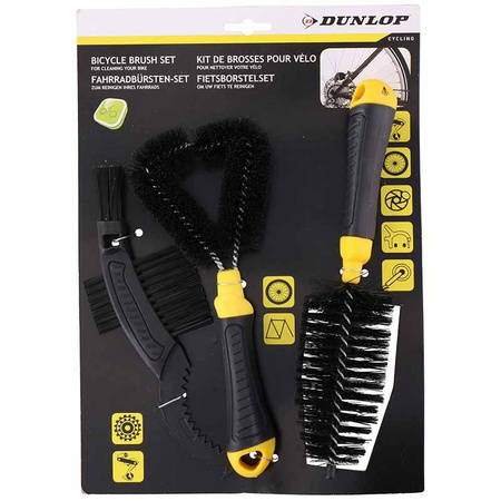 BIKE CLEANING BRUSH SET, für Rahmen, Laufräder, Dunlop