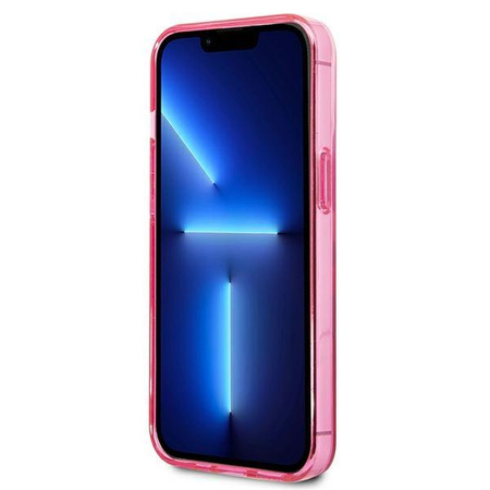 Karl Lagerfeld Gradient Ikonik Karl & Choupette - Etui iPhone 13 Pro Max (różowy)
