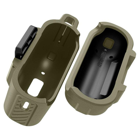 Spigen Lock Fit - Panzerhülle für Apple AirPods Pro 1 / 2 (Vintage Khaki)