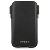 Guess Saffiano Pouch - L max 6,7" Handytasche (schwarz)