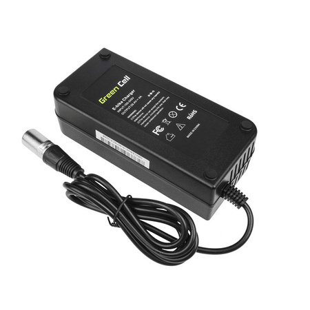 Green Cell - Chargeur 29.4V 4A (XLR 3 PIN) pour batterie de vélo électrique 24V