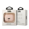 Karl Lagerfeld Silikonové pouzdro NFT Karl Head 3D - AirPods Pro 2 (růžové)