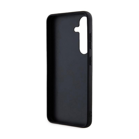 Karl Lagerfeld Fixed Glitter Iconic Logo Metall Pin - Samsung Galaxy S24 Gehäuse (schwarz)
