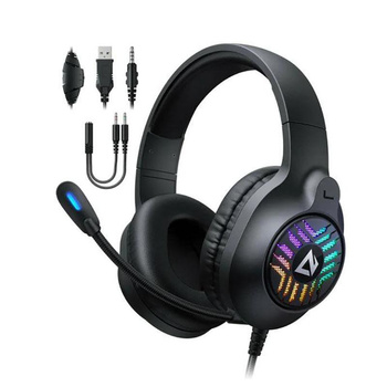 AUKEY GHX1 RGB - Fejhallgató játékosoknak (fekete)