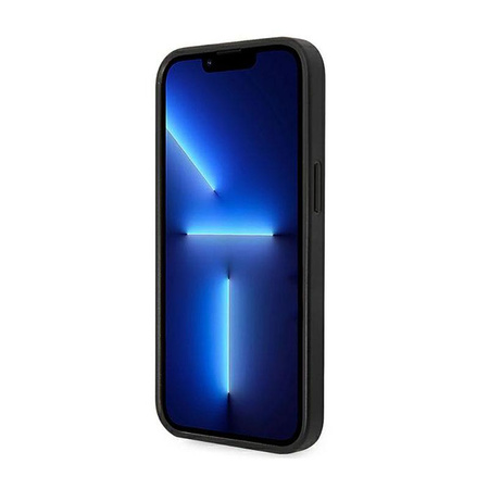 Karl Lagerfeld Saffiano Choupette Head Patch Case - Hülle für iPhone 14 Plus (Schwarz)