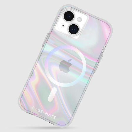 Case-Mate Soap Bubble MagSafe - tok iPhone 15 / iPhone 14 / iPhone 13 (Irizáló)