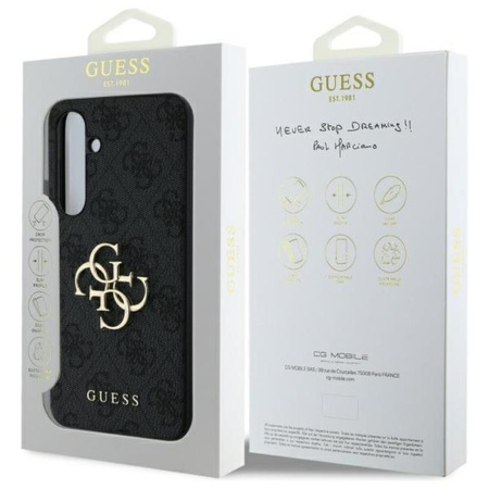 Guess 4G Big Metal Logo - Samsung Galaxy S24 FE tok (szürke)