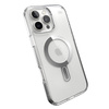 Speck Presidio Perfect-Clear ClickLock & MagSafe - iPhone 16 Pro Max Case (Clear / Chrome Finish / Serene Silver)