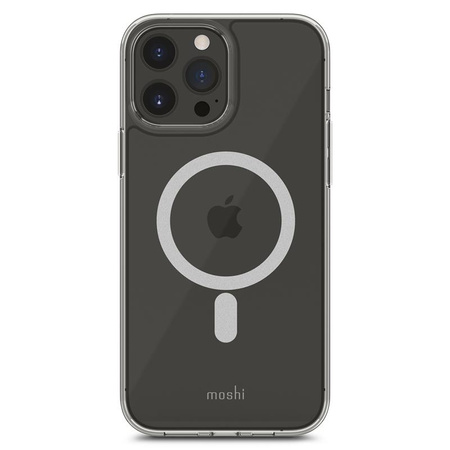 Moshi Arx Clear Slim Hardshell Case - Coque MagSafe pour iPhone 13 Pro Max (Crystal Clear)