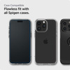 Spigen Alm Glass FC 2er-Pack - gehärtetes Glas für iPhone 15 Pro Max 2 Stück (schwarzer Rahmen)