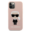 Karl Lagerfeld Fullbody Silicone Iconic - iPhone 12 Pro Max Case (Light Pink)