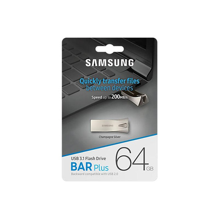 Samsung Bar Plus - Clé USB 3.1 de 64 Go (Champagne)