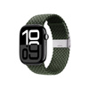 Crong Wave Band - Geflochtenes Armband für Apple Watch 44/45/46/49 mm (grün)