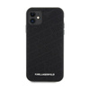 Karl Lagerfeld Gestepptes K-Muster - iPhone 11 Tasche (schwarz)