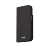 Moshi Overture MagSafe - Leather 3-in-1 iPhone 15 flip case (Midnight Black)