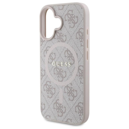 Guess 4G Ring Classic Logo MagSafe - iPhone 16 Case (pink)