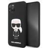 Karl Lagerfeld Fullbody szilikon ikonikus - iPhone 11 Pro Max tok (fekete)