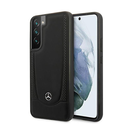 Mercedes Leather Urban Line - pouzdro pro Samsung Galaxy S22+ (černé)