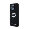 Karl Lagerfeld Silicone Choupette Head MagSafe - iPhone 15 Pro Case (black)