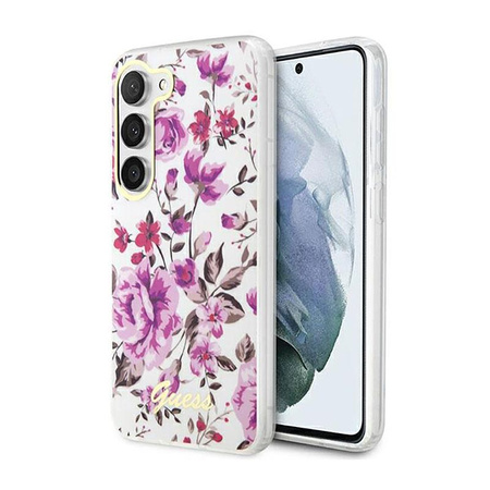 Guess Flower Collection - Samsung Galaxy S23 Case (white)