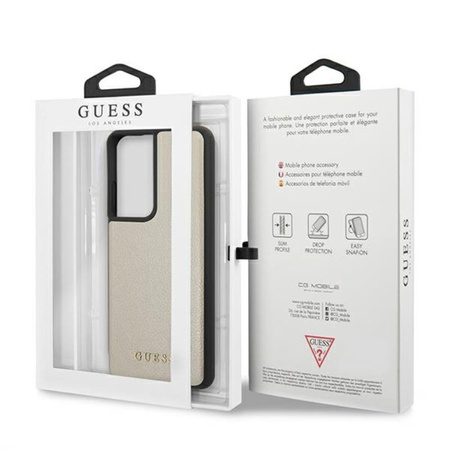 Guess Schillernd - Samsung Galaxy S21 Ultra Tasche (gold)