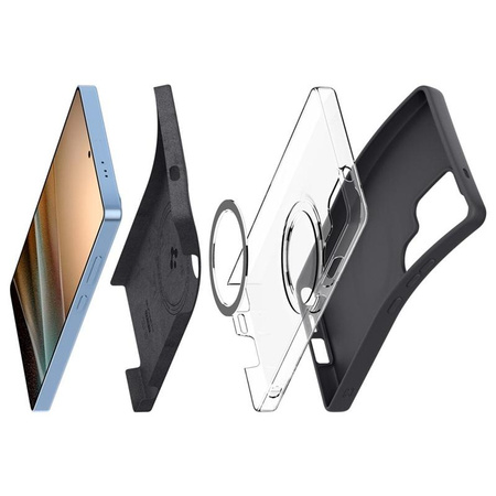 Spigen Silicone Fit MagSafe - pouzdro pro Samsung Galaxy S25 Ultra (černé)