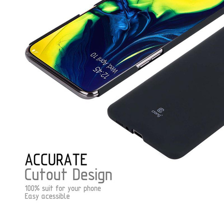Crong Smooth Skin - Etui Samsung Galaxy A80 / A90 (noir)