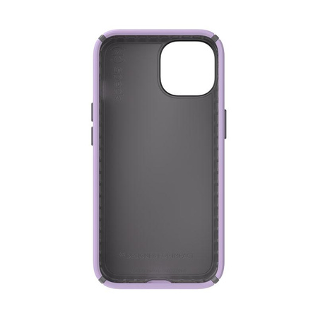 Speck Presidio2 Pro - Antibakteriális iPhone 14 / iPhone 13 tok (tavaszi lila / felhőszürke / fehér)