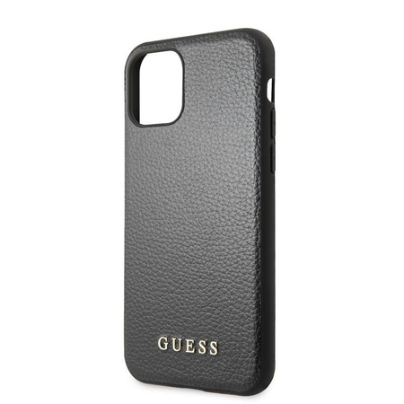 Guess Iridescent - pouzdro pro iPhone 11 Pro Max (černé)