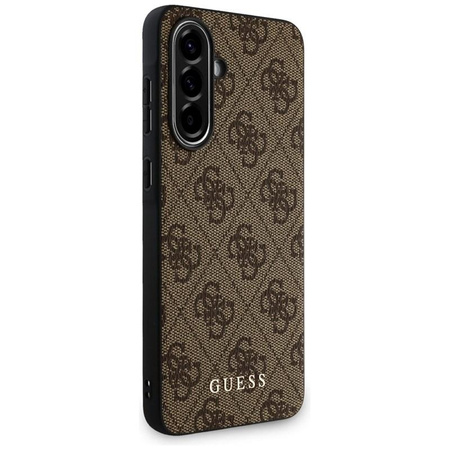 Guess 4G Metal Gold Logo - Case for Samsung Galaxy A56 5G (brown)