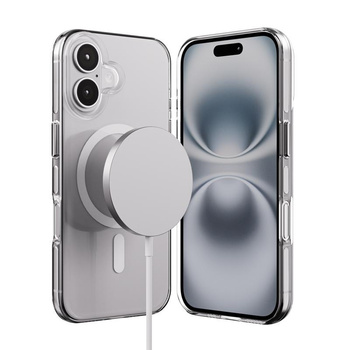 Crong Clear MAG Pro - iPhone 16 MagSafe Tasche (transparent)