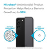 Speck Presidio Perfect-Mist - Samsung Galaxy S22+ Case with MICROBAN Antimicrobial Coating (Obsidian)