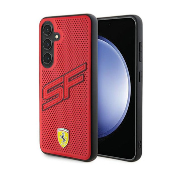 Ferrari Big SF Perforated - pouzdro pro Samsung Galaxy S24 (červené)