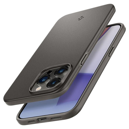 Spigen Thin Fit - tok iPhone 14 Pro Max készülékhez (Gunmetal)