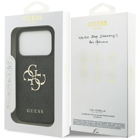 Guess 4G Big Logo - Case iPhone 17 Pro (black)
