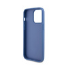 Guess Leather 4G Triangle Strass - iPhone 15 Pro Max Case (blue)