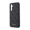 Guess 4G Metal Gold Logo - pouzdro pro Samsung Galaxy S23 FE (šedé)