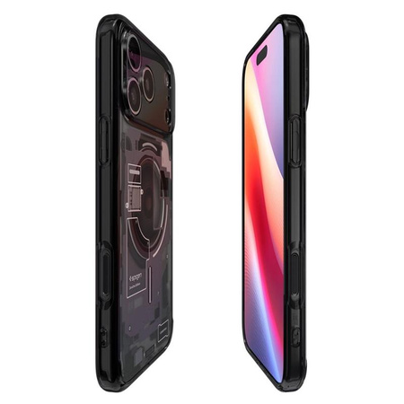 ETUI DO IPHONE 17 PRO do MAGSAFE SPIGEN ULTRA HYBRID ORYGINALNE CZARNE