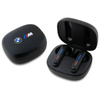 BMW Printed Logos - Bluetooth TWS Headphones ENC + Charging Case (Black)