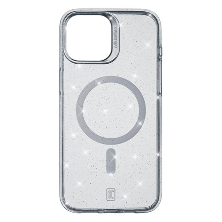 Cellularline Sparkle Mag - iPhone 15 MagSafe tok (átlátszó)