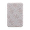 Guess Bundle Pack MagSafe 4G Metal Gold Logo - Case Set + Power Bank 5000mAh MagSafe iPhone 14 Pro (pink)